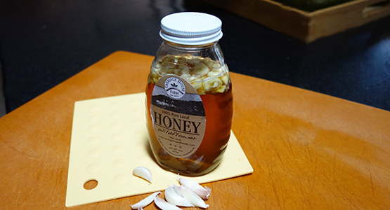 Get Your Drizzle On with Garlic-Infused Honey